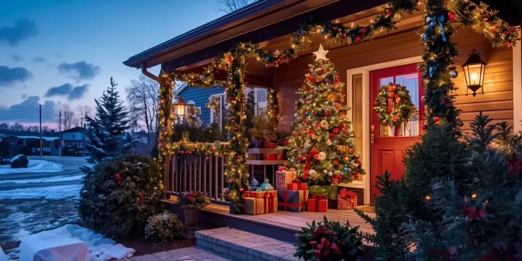 Outdoor Christmas Decorations for Your Porch