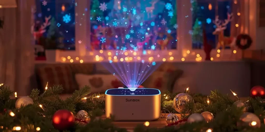Sunbox Live Holiday Christmas Lights Projector